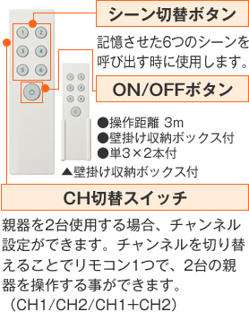 製品機能について コントローラー・施工部品 | お客様サポート | 大光 