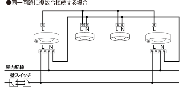 大光電機 DAIKO ダイコー 人感センサー付照明器具3台セット - ライト/照明