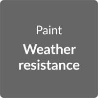 Paint: Weather resistance
