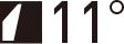 Beam angle: 11&deg;