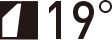 Beam angle: 19&deg;