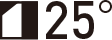 Beam angle: 25&deg;