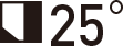 Beam angle: 25&deg;